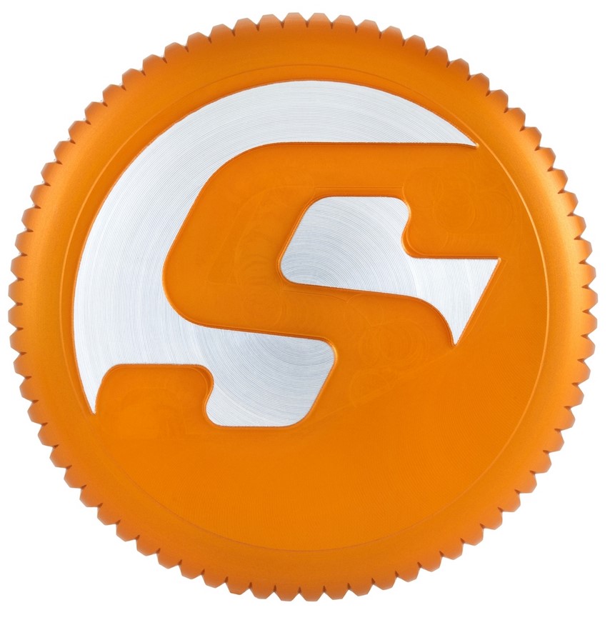 Tankdeckel für Vespa, orange matt