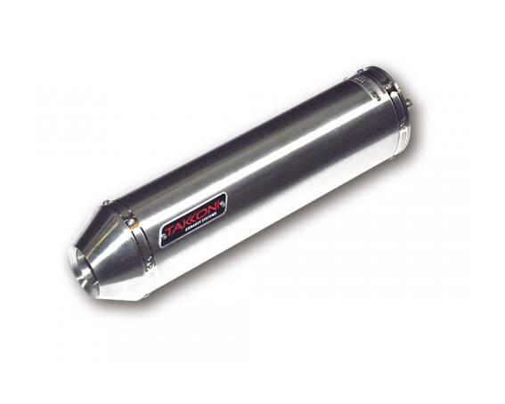 Takkoni Edelstahl Schalldämpfer für VTR 1000 F, E-geprüft, Paar
