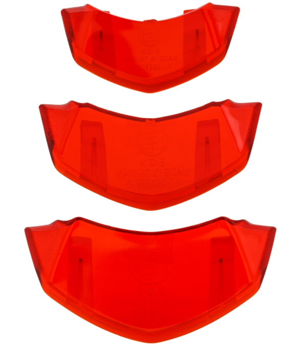 Kaskadeneinsatz rot transparent für Vespa Primavera/​Sprint 50-150ccm ('18-)