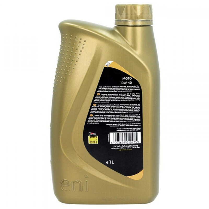Eni Motoröl 4-Takt, 1 l, SAE 10W-40, i-Ride moto, teilsynthetisch