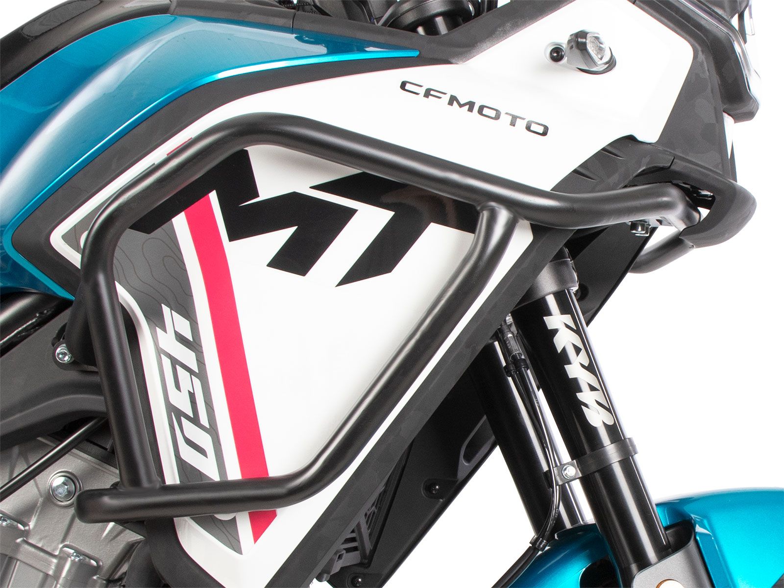 Tankschutzbügel schwarz für CFMoto 450 MT (24-) Hepco & Becker
