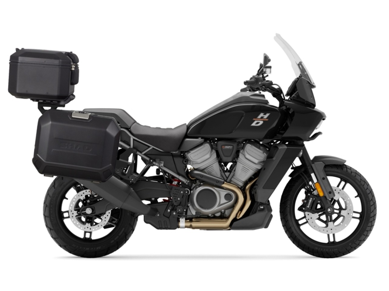 Shad Top Case Träger schwarz lackiert für Harley Davidson Pan America 1250 /Special (21-25)
