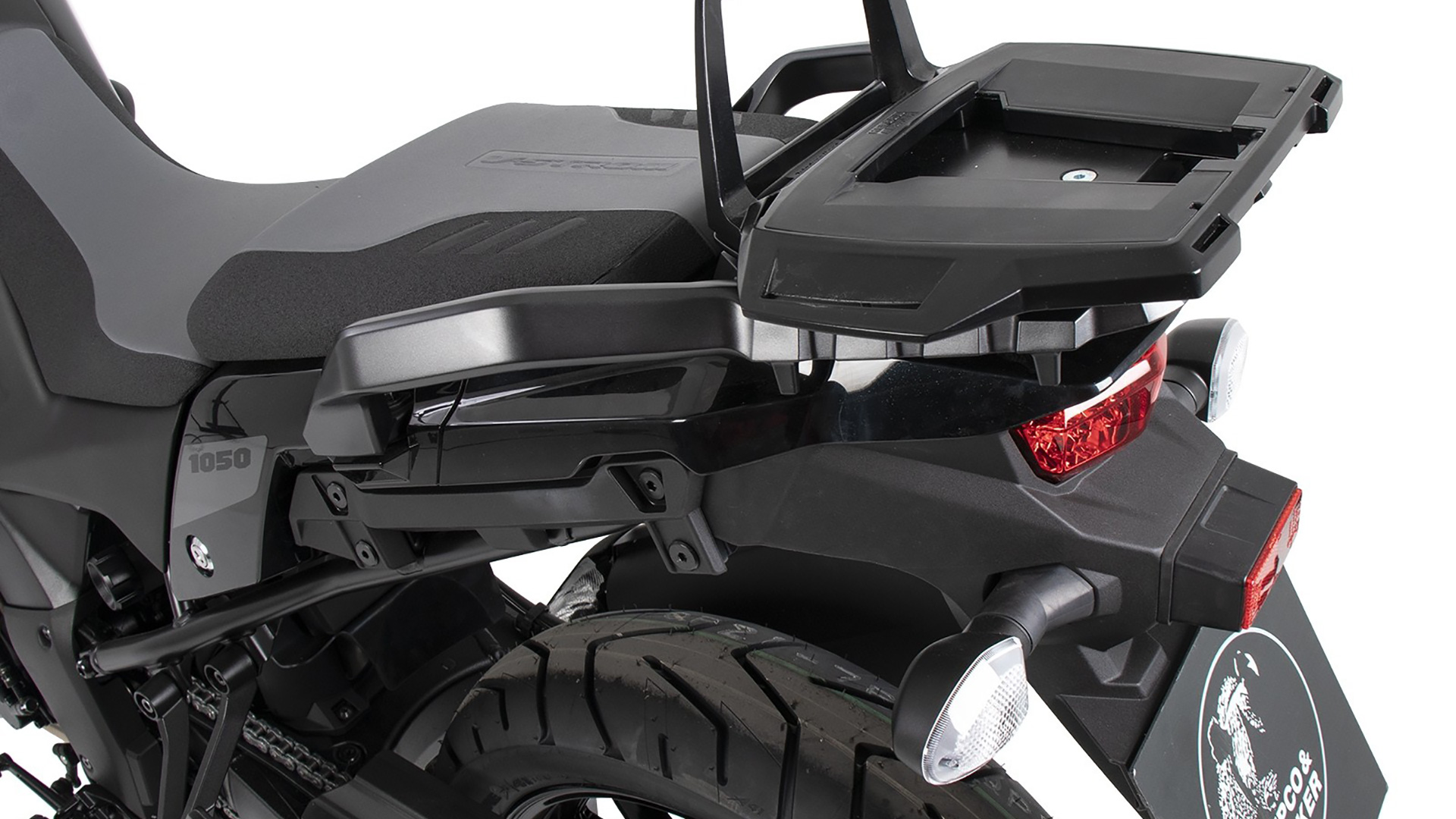 Alurack Topcase-Träger für Originalgepäckbrücke für Suzuki V-Strom 1050 / XT (20-) Hepco & Becker