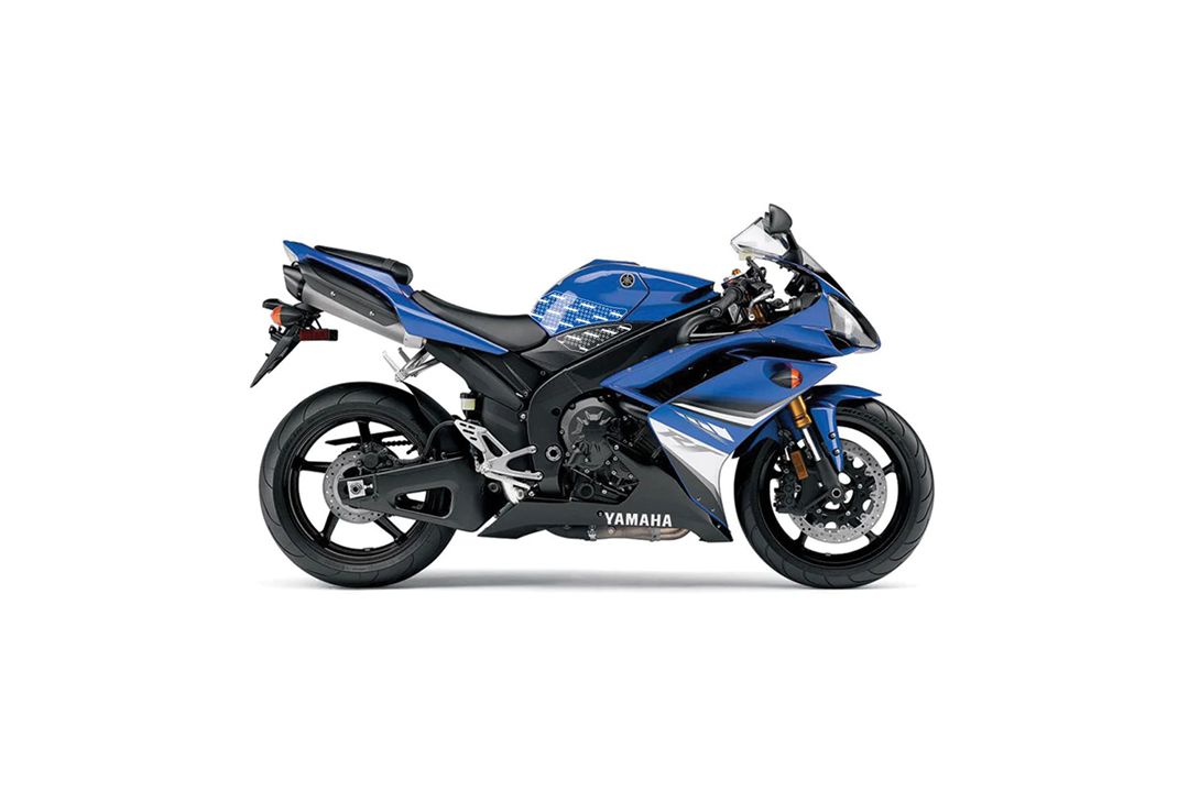 Stompgrip schwarz Icon für Yamaha YZF-R1 2007-08