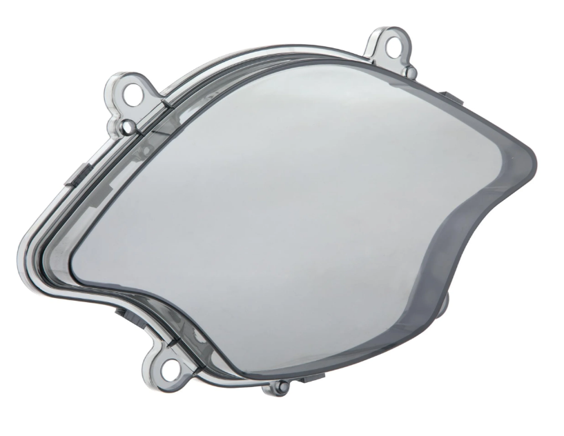 Tachometerglas für Vespa Primavera/​Sprint/Elettrica 50-150ccm, schwarz getönt