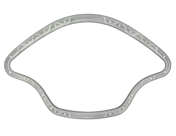 Zierring Tachometer für Vespa Primavera/​Sprint/Elettrica 50-150ccm 2T/​4T AC, schwarz matt
