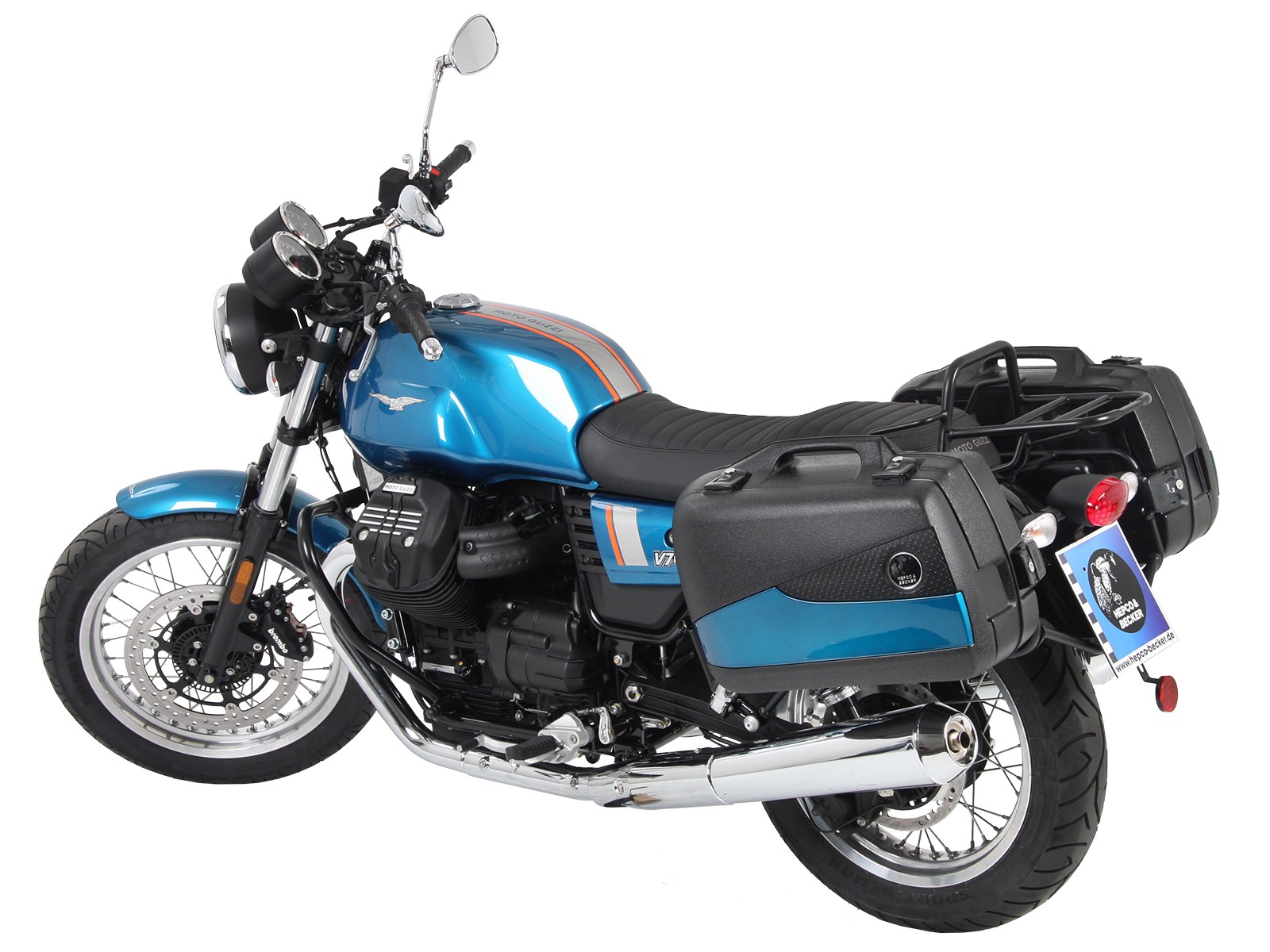 Seitenkofferträger festverschraubt chrome für V 7 III stone/ special/ Anniversario/ Racer (Bj.17-)