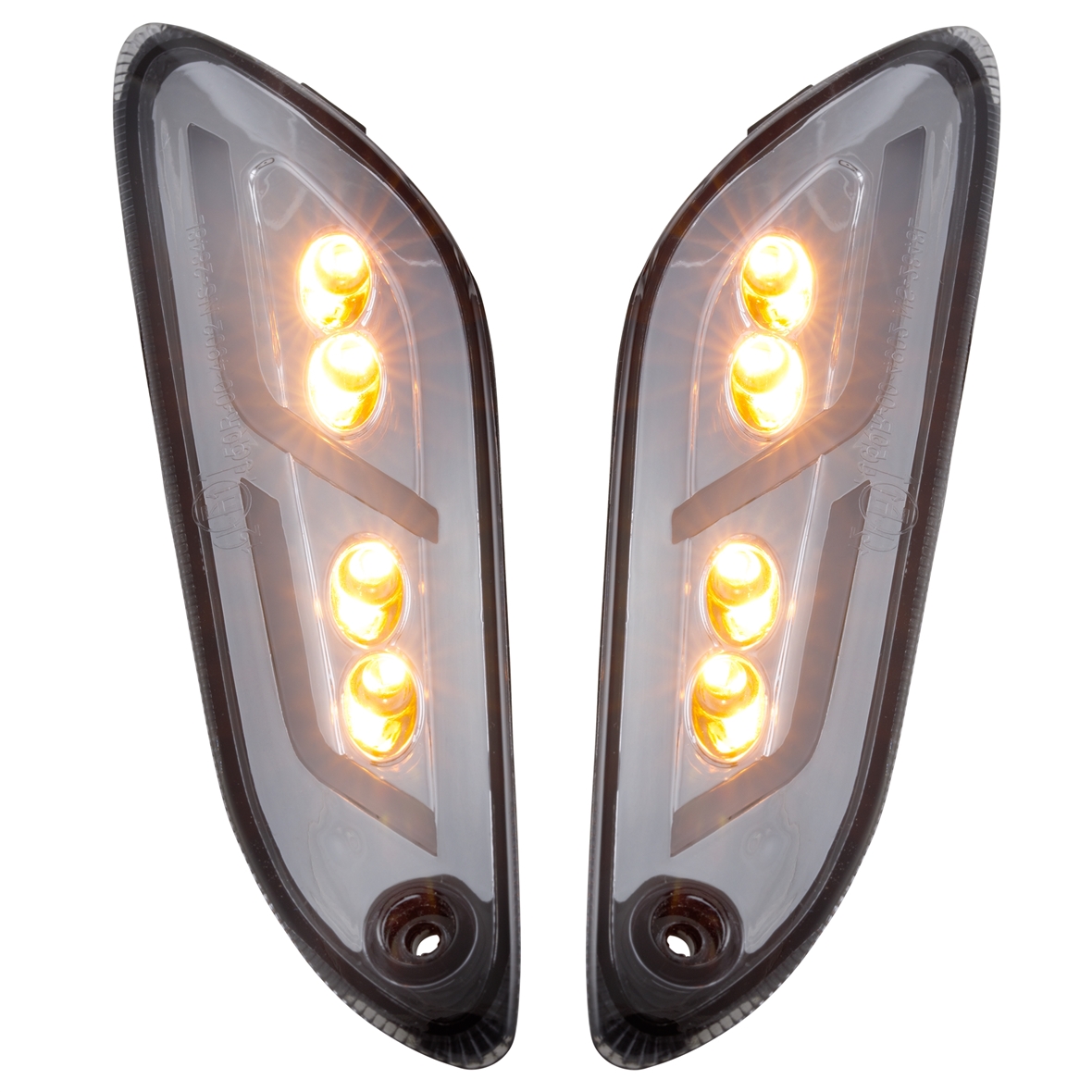 Blinker Kit hinten links / rechts LED getönt für Vespa Primavera /​ Sprint 50-150ccm SIP Style