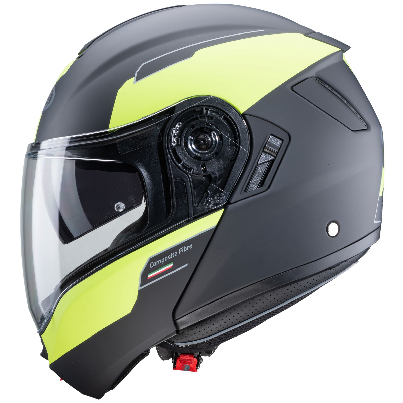 Caberg Helm Levo Prospect, matt-schwarz/fluo-gelb