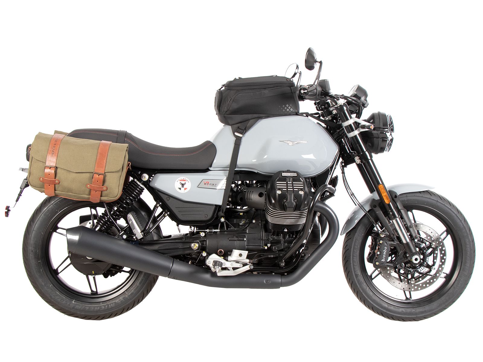 C-Bow Seitenträger schwarz für Moto Guzzi V7 850 Stone (25- ) Hepco & Becker