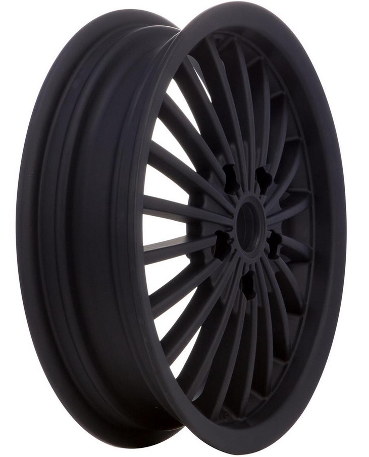 Felge vorne/hinten für Vespa GTS/​GTS Super/​GTV/​GT 60/​GT/​GT L 125-300ccm, schwarz matt