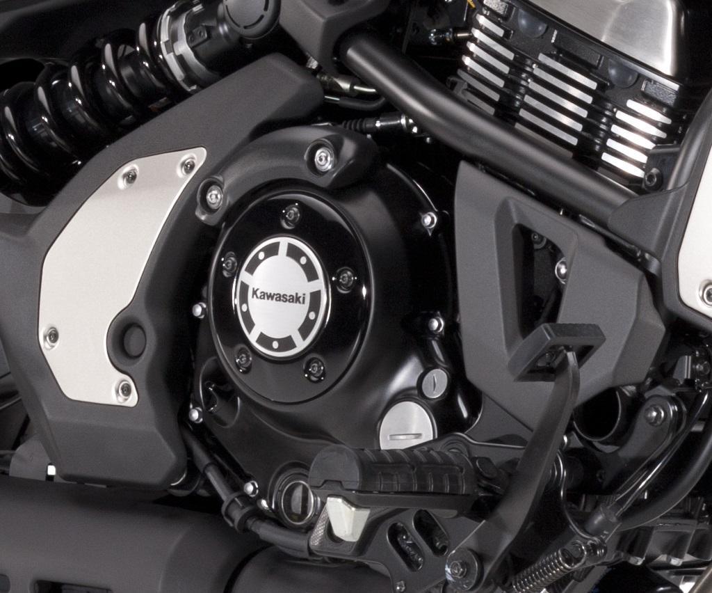 Kupplungsdeckelblende Aluminiumfarben für Vulcan S (Bj.15-19) Original Kawasaki