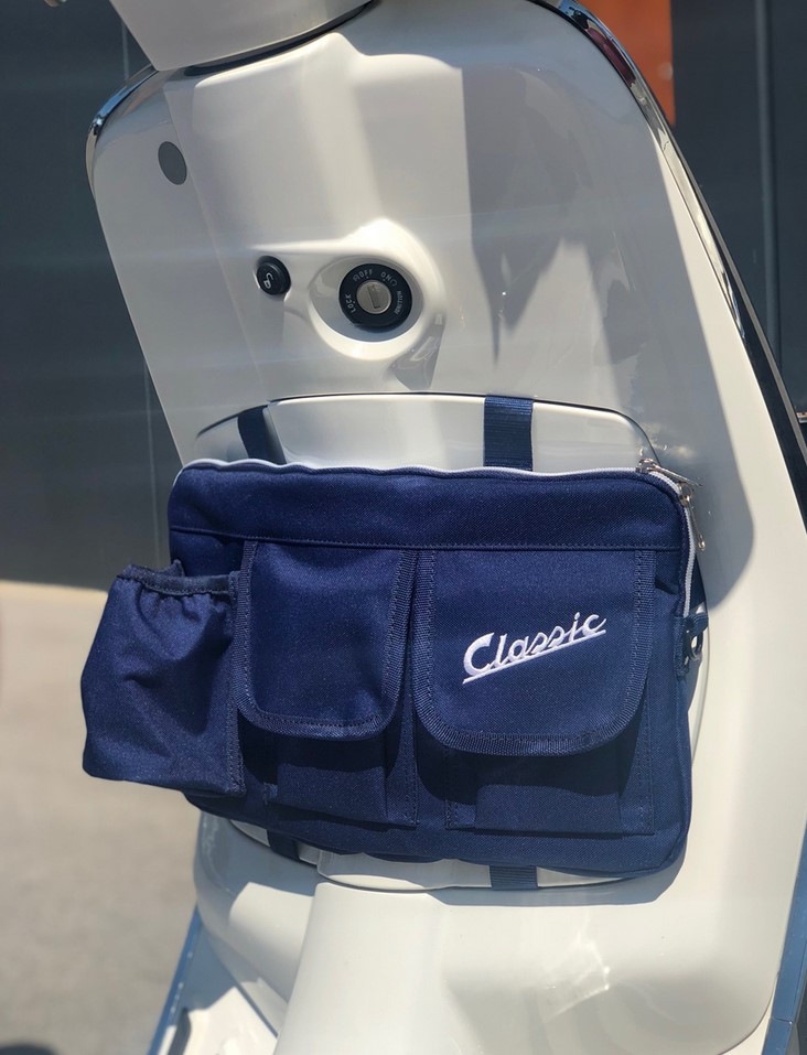 Tasche "Classic" für Gepäckfach/Handschuhfach Vespa - blau, Nylon