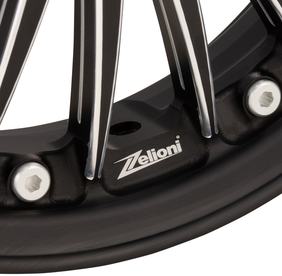 Felge Sport Classic vorne/hinten für Vespa GTS/​GTS Super/​GTV/​GT/​946 125-300ccm, schwarz matt