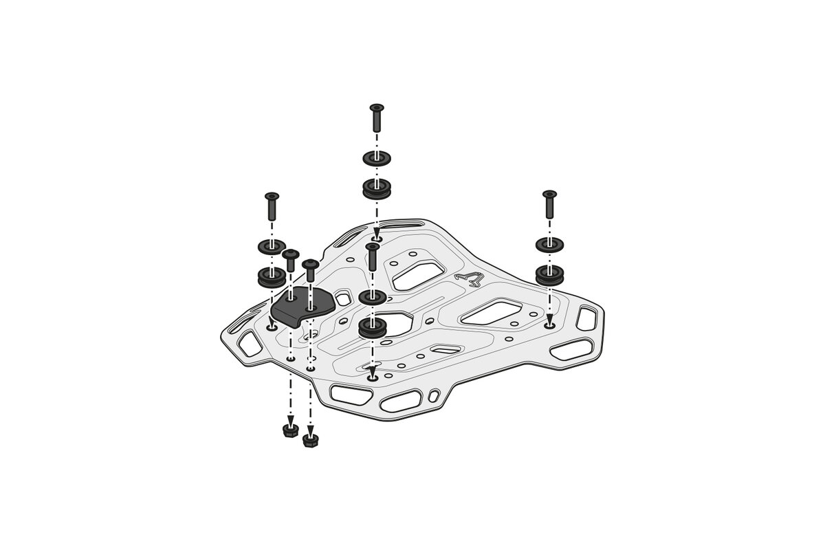 SW-Motech ADVENTURE-RACK Gepäckträger für Honda XL 750 Transalp (23-)