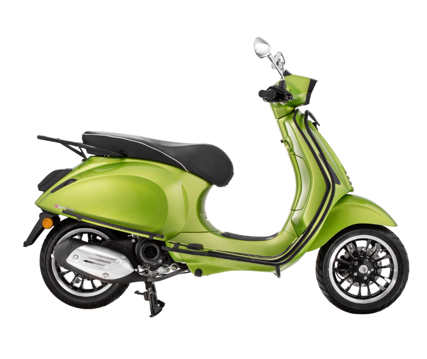 Sturzbügel Seitenhaube für Vespa Primavera/​Sprint/Elettrica 50-150ccm, schwarz matt