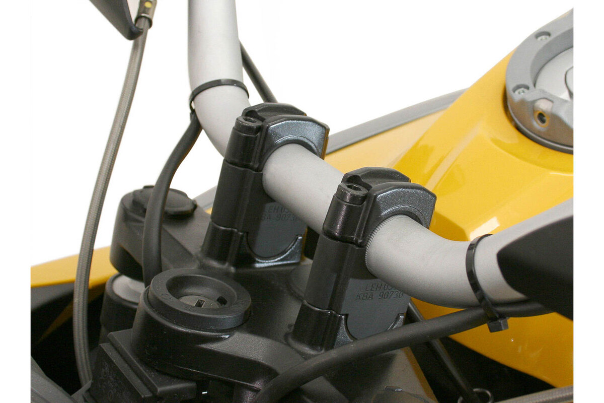 SW-Motech Lenkererhöhung, schwarz für Ø 28 mm Lenker, H=30 mm für BMW F 800 GS Adventure