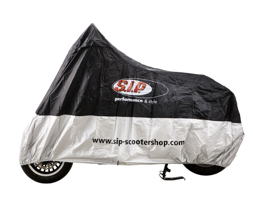 Faltgarage Outdoor "Scooter", Größe M-L, schwarz/silber