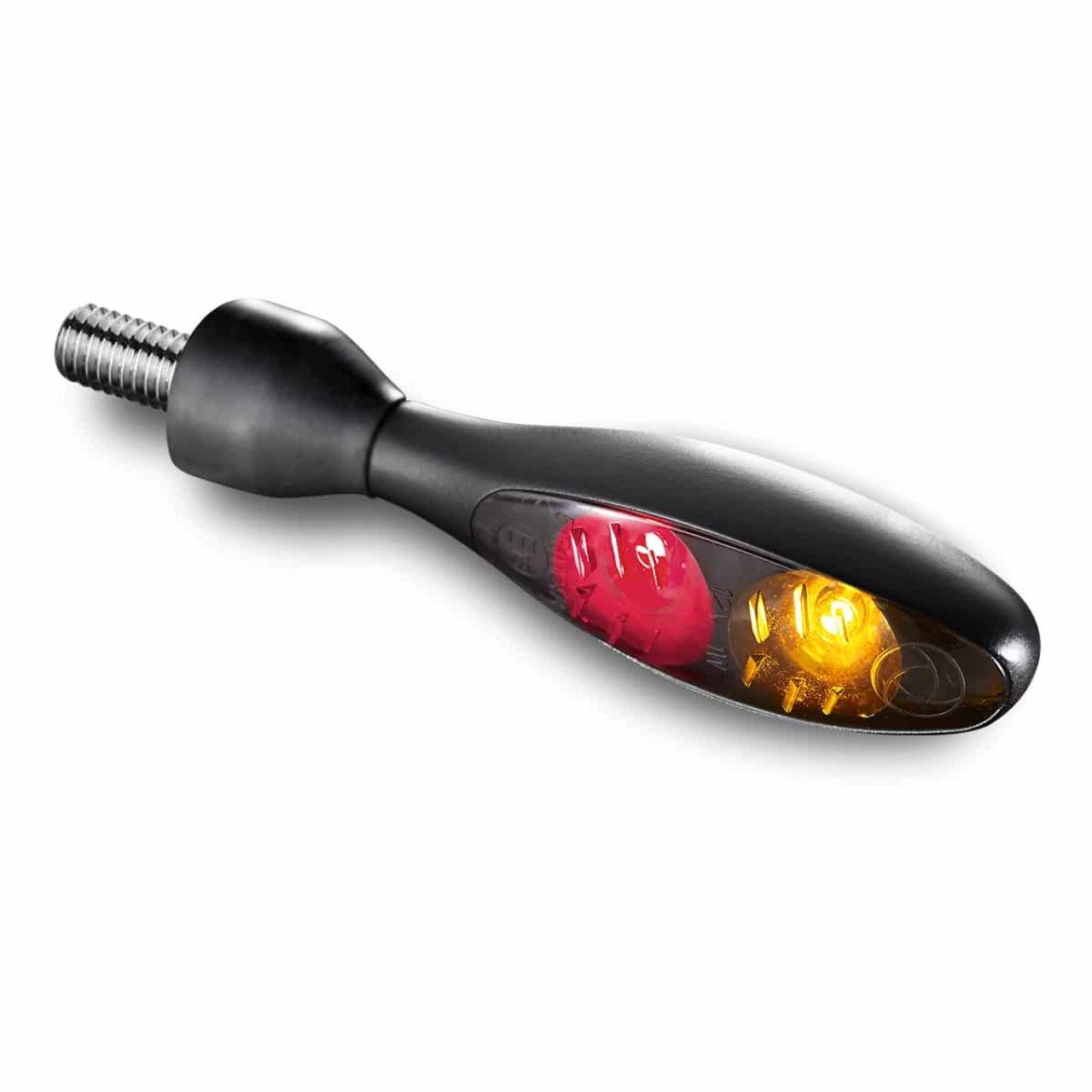 Kellermann Blinker, Rück- und Bremslicht, Micro 1000 DF Dark, Stahl, LED, HL/HR, 12 V, schwarz matt
