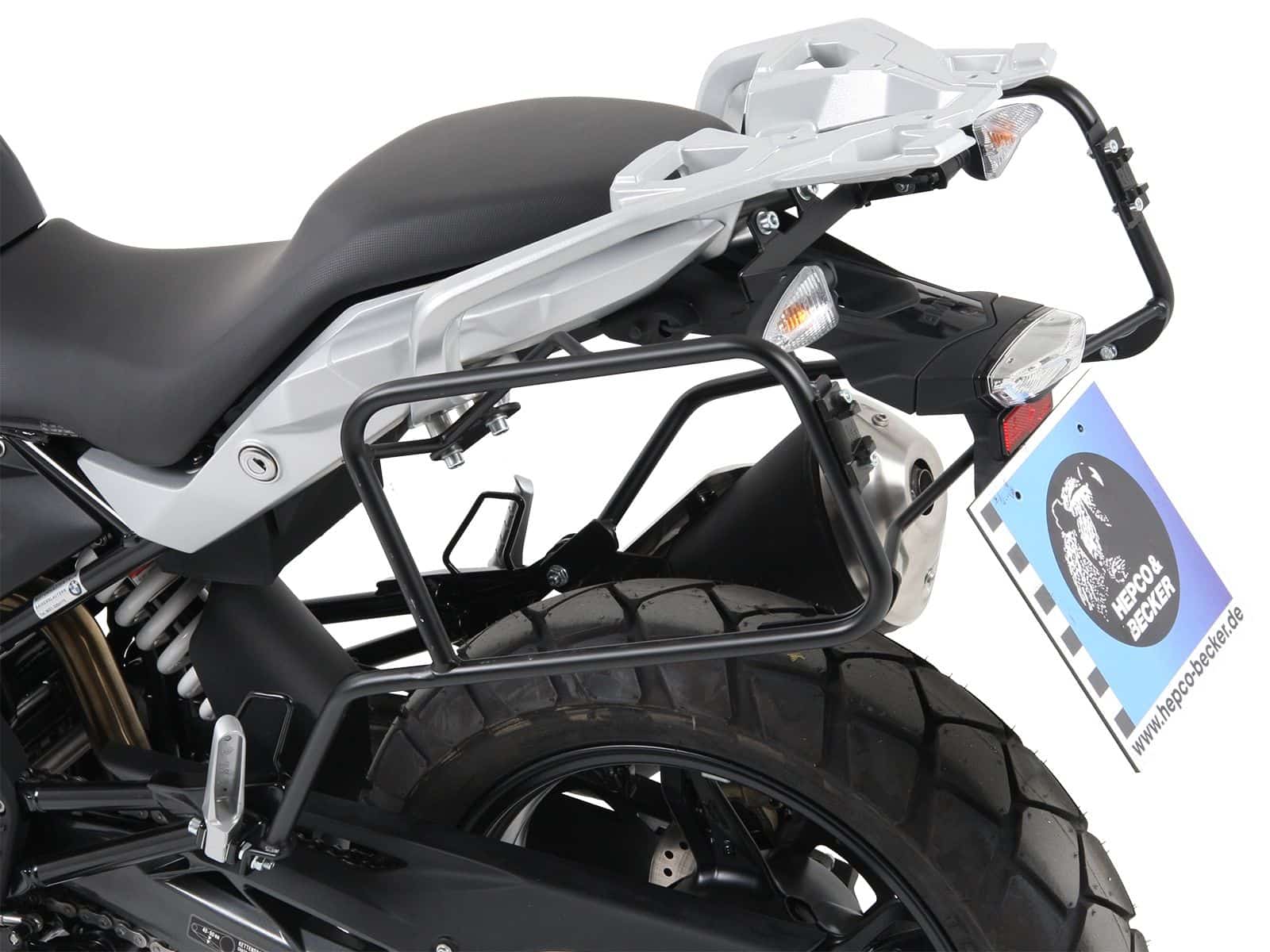 Seitenkofferträger festverschraubt schwarz für BMW G 310 GS (17-19) Hepco & Becker