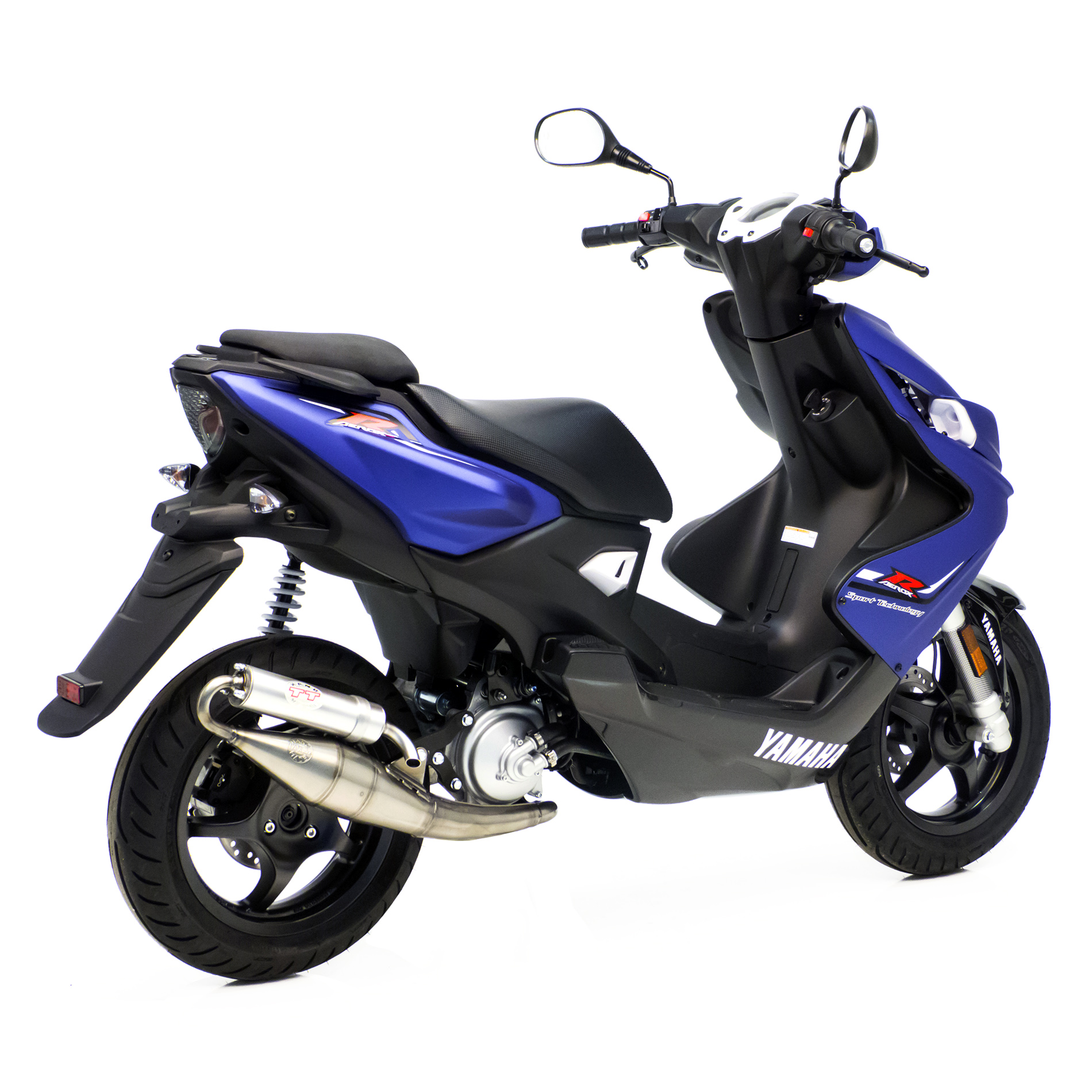 LeoVince Auspuffanlage Hand Made TT, Stahl, Full System für Yamaha Aerox 50