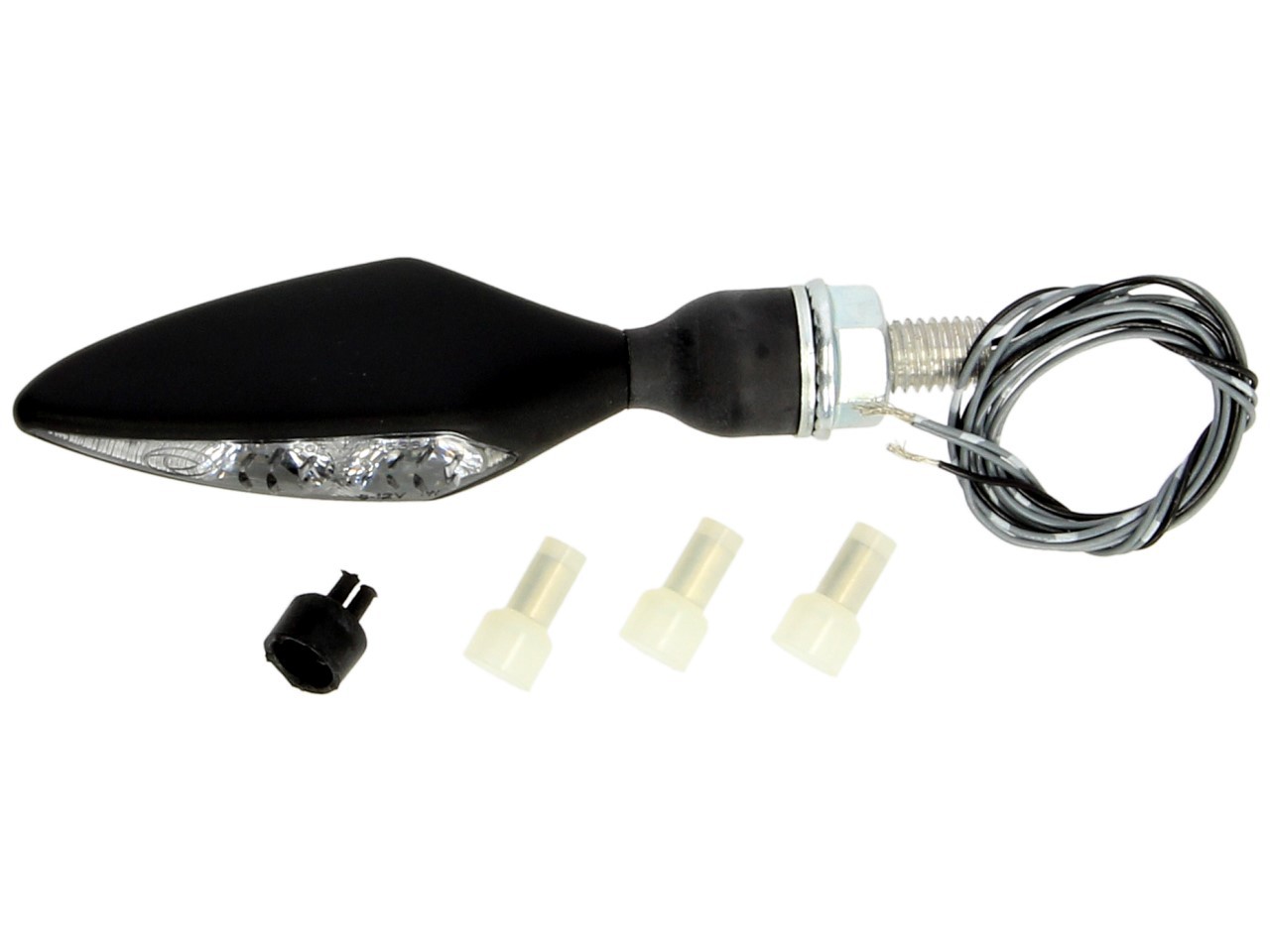 Kellermann Blinker, Rhombus PL, Stahl, LED, vorne rechts, 12 V, schwarz seidenmatt, E-geprüft