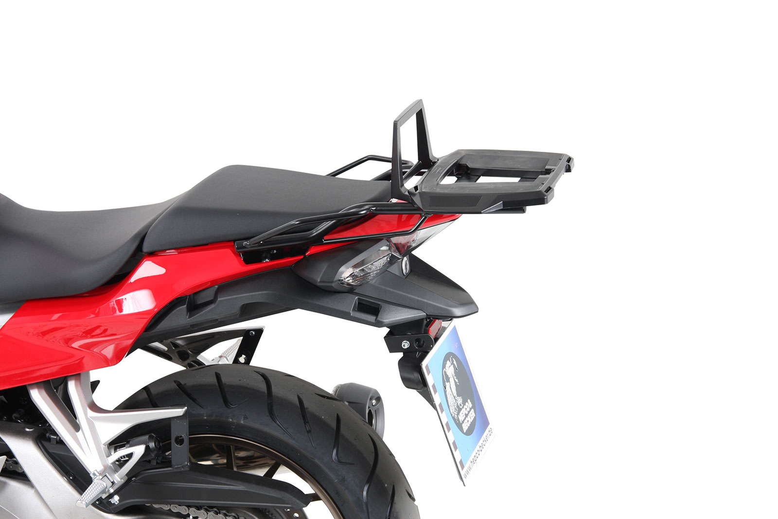 Alurack Topcase-Träger schwarz für Honda VFR 800 F (14-20) Hepco & Becker