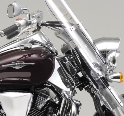 Steuerkopfabdeckung, Chrom für Suzuki C1800R BJ. 2008-2012