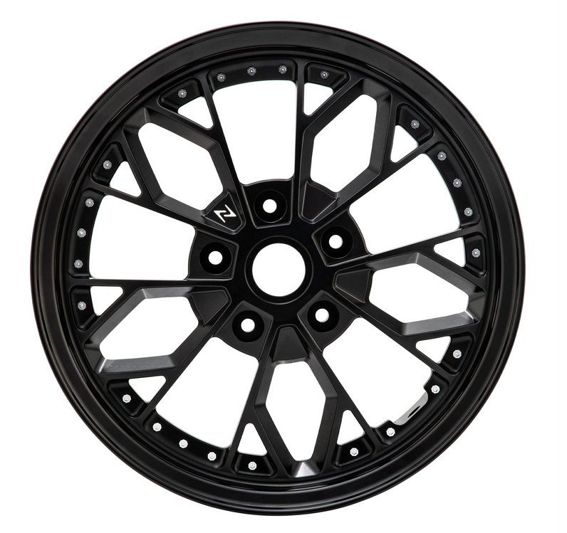 Felge Comb 2 vorne/hinten 12" für Vespa GTS/​GTS Super/​GTV/GT/946 125-300ccm, schwarz glänzend