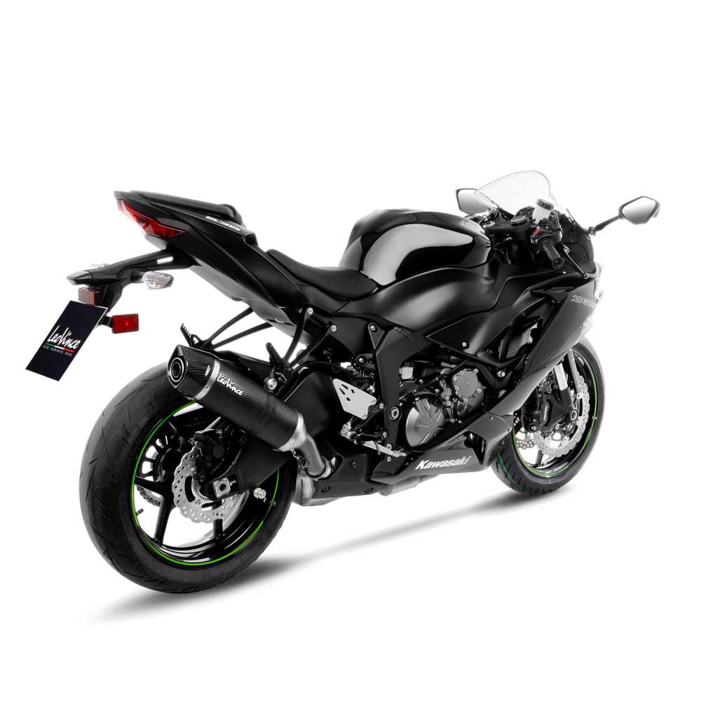 LeoVince Auspuffanlage LV One Evo für Kawasaki ZX-6 R 636, Carbon, slip on, E-Gutachten
