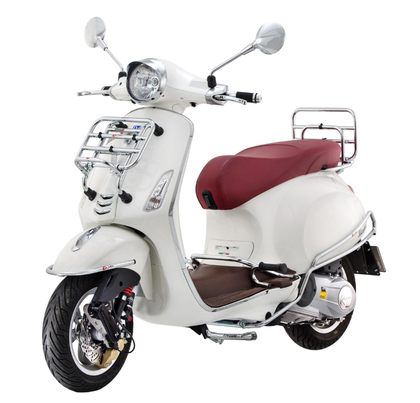 Stoßstange Kotflügel vorne für Vespa LX/​LXV/​S/​Primavera/​Sprint/Elettrica 50-150ccm, chrom
