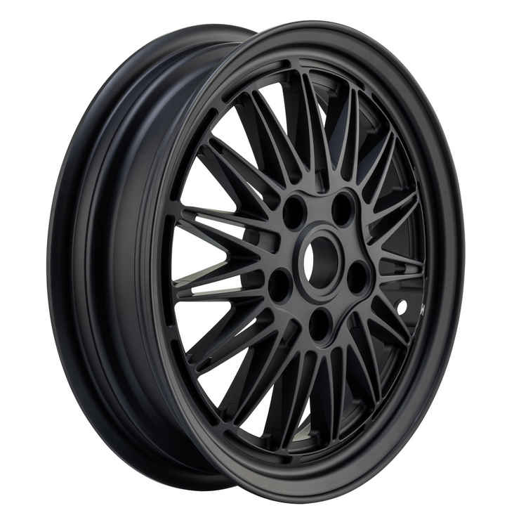 Felge Comb 2 vorne/hinten 12" für Vespa GTS/​GTS Super/​GTV/GT/946 125-300ccm, schwarz matt