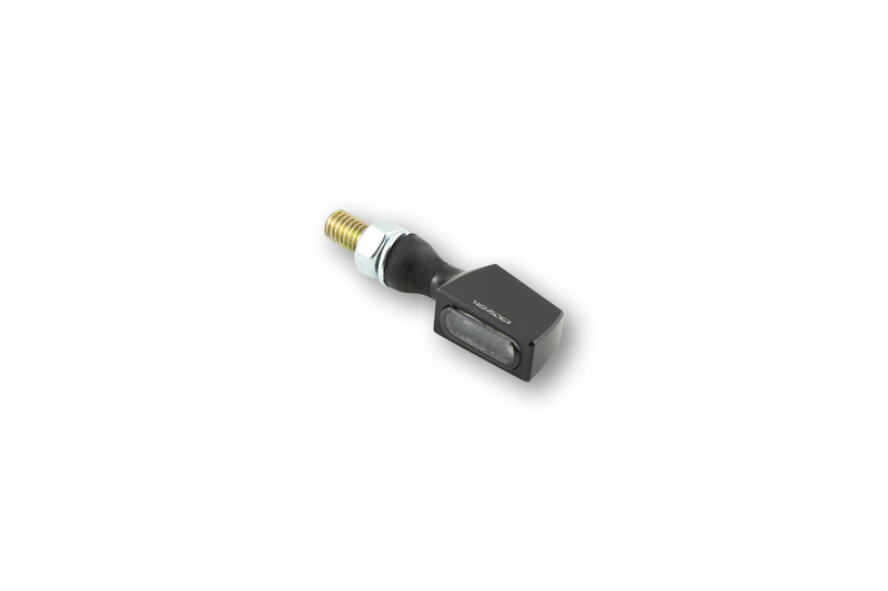 HIGHSIDER Pro Surface LED Blinker Gehäuse Schwarz / Linse Rauchgrau (Paar), Vorn & Hinten
