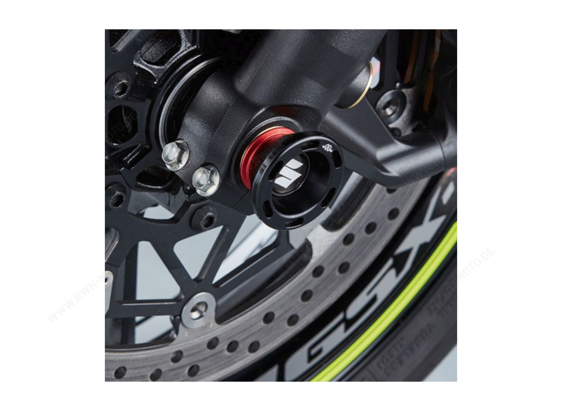 Vorderer Achsprotektor, Set für Suzuki GSX-R 1000 (17-20) Original