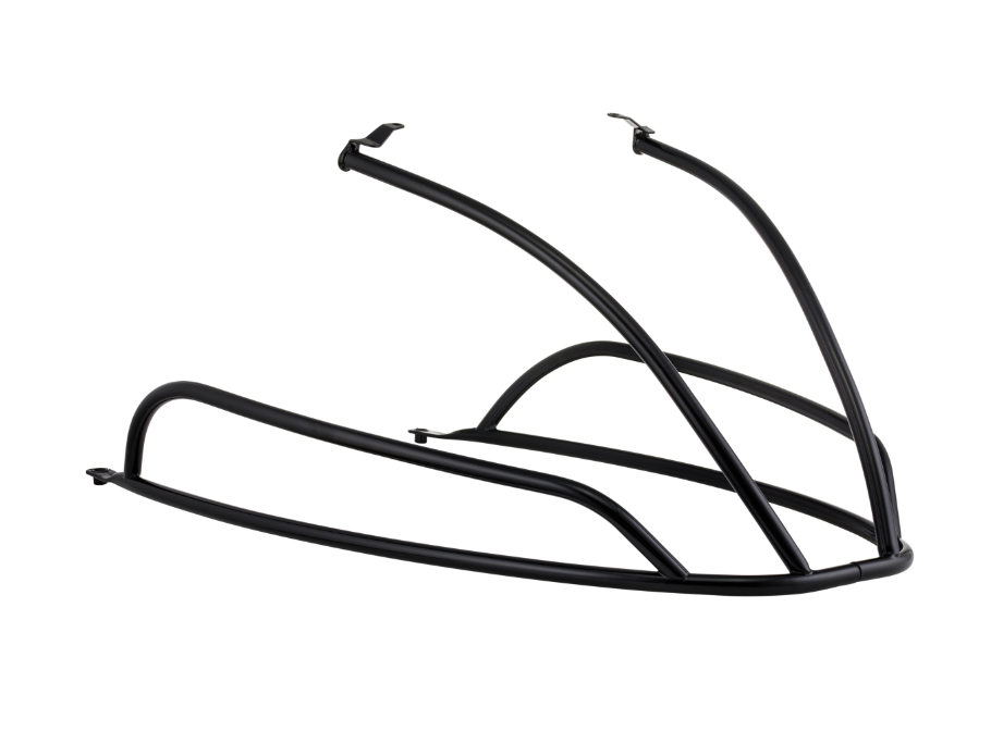 Sturzbügel Seitenhaube für Vespa Primavera/​Sprint/Elettrica 50-150ccm, schwarz glänzend