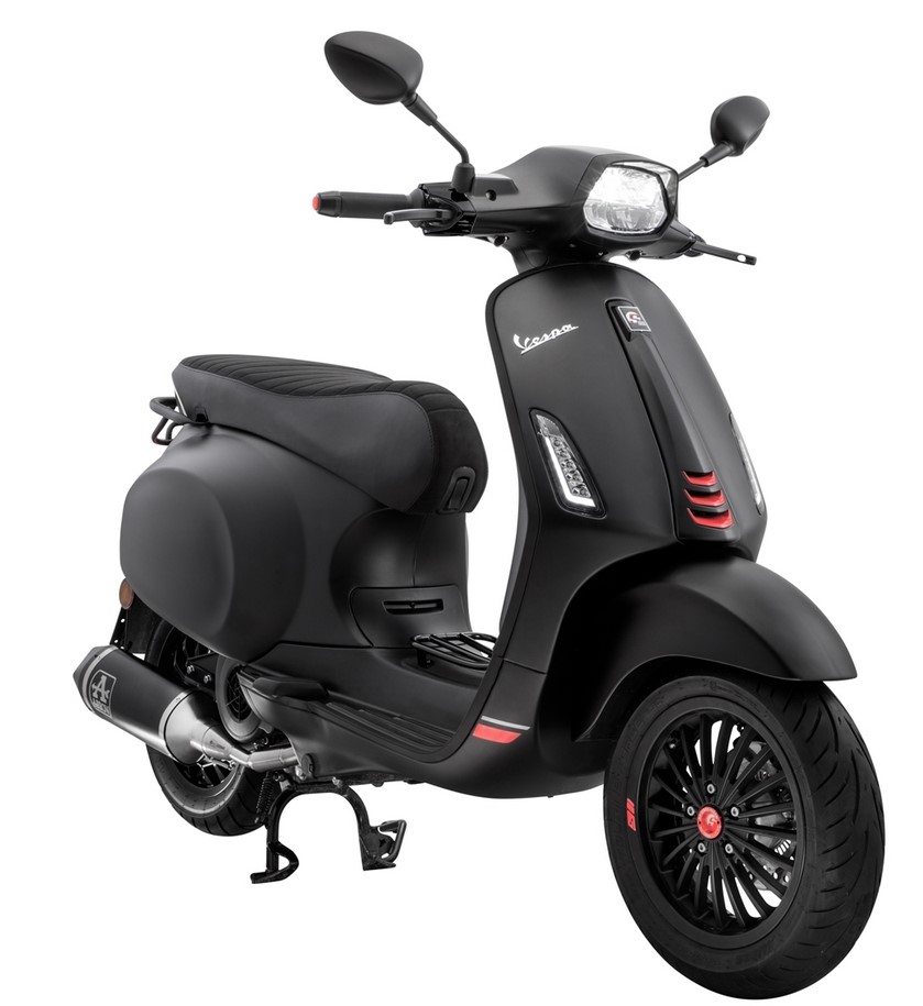 Felge vorne/hinten für Vespa GTS/​GTS Super/​GTV/​GT 60/​GT/​GT L 125-300ccm, schwarz matt
