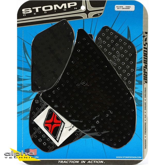 Stompgrip schwarz, Volcano, für Honda CBR1000RR, 2008-2011