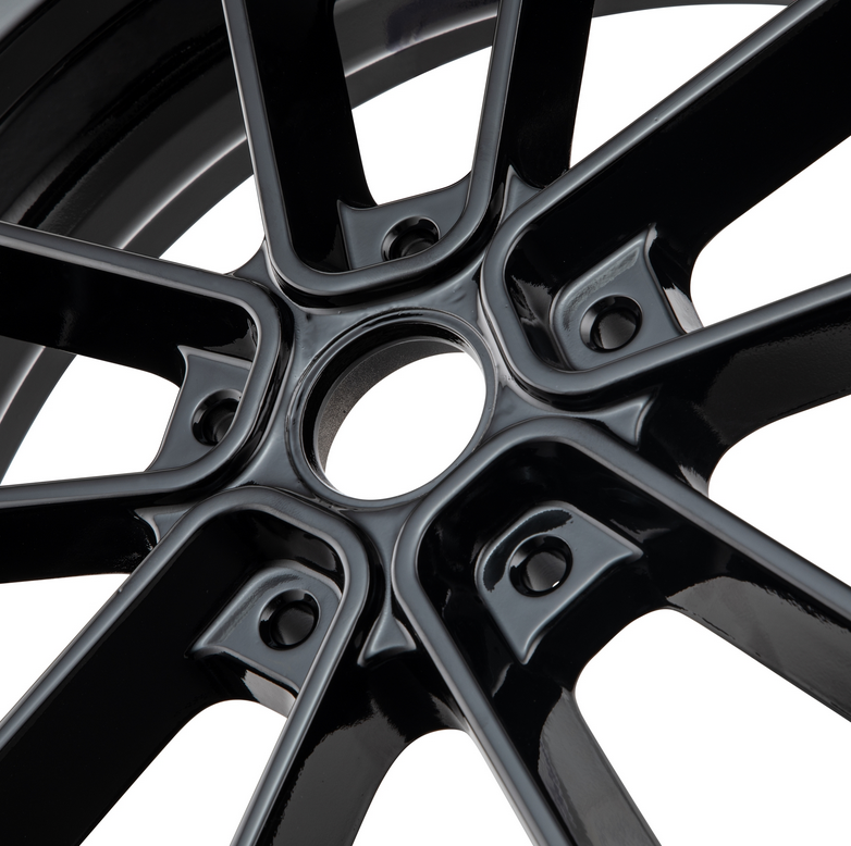 Felge vorne/hinten 12" für Vespa GTS/​GTS Super/​GTV/​GT 60/​GT/​GT L 125-300ccm, schwarz glänzend