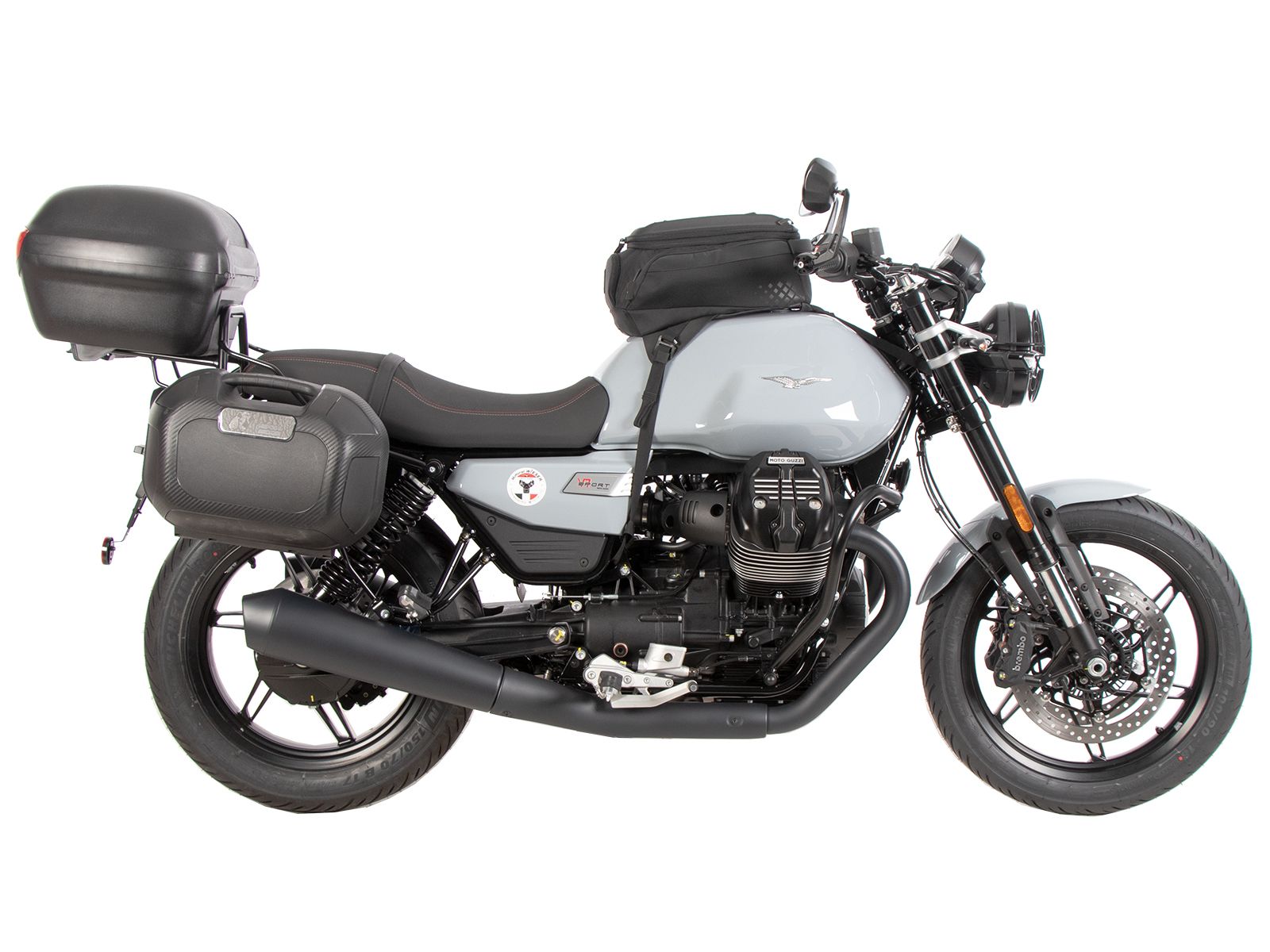 C-Bow Seitenträger schwarz für Moto Guzzi V7 850 Stone (25- ) Hepco & Becker