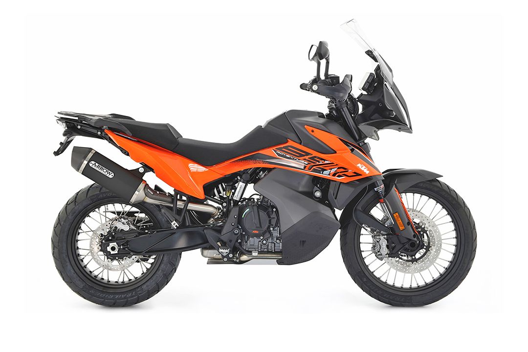 ARROW Auspuff DARK RACE TECH für KTM 790 Adventure / 890 Adventure und Husqvarna Norden 901