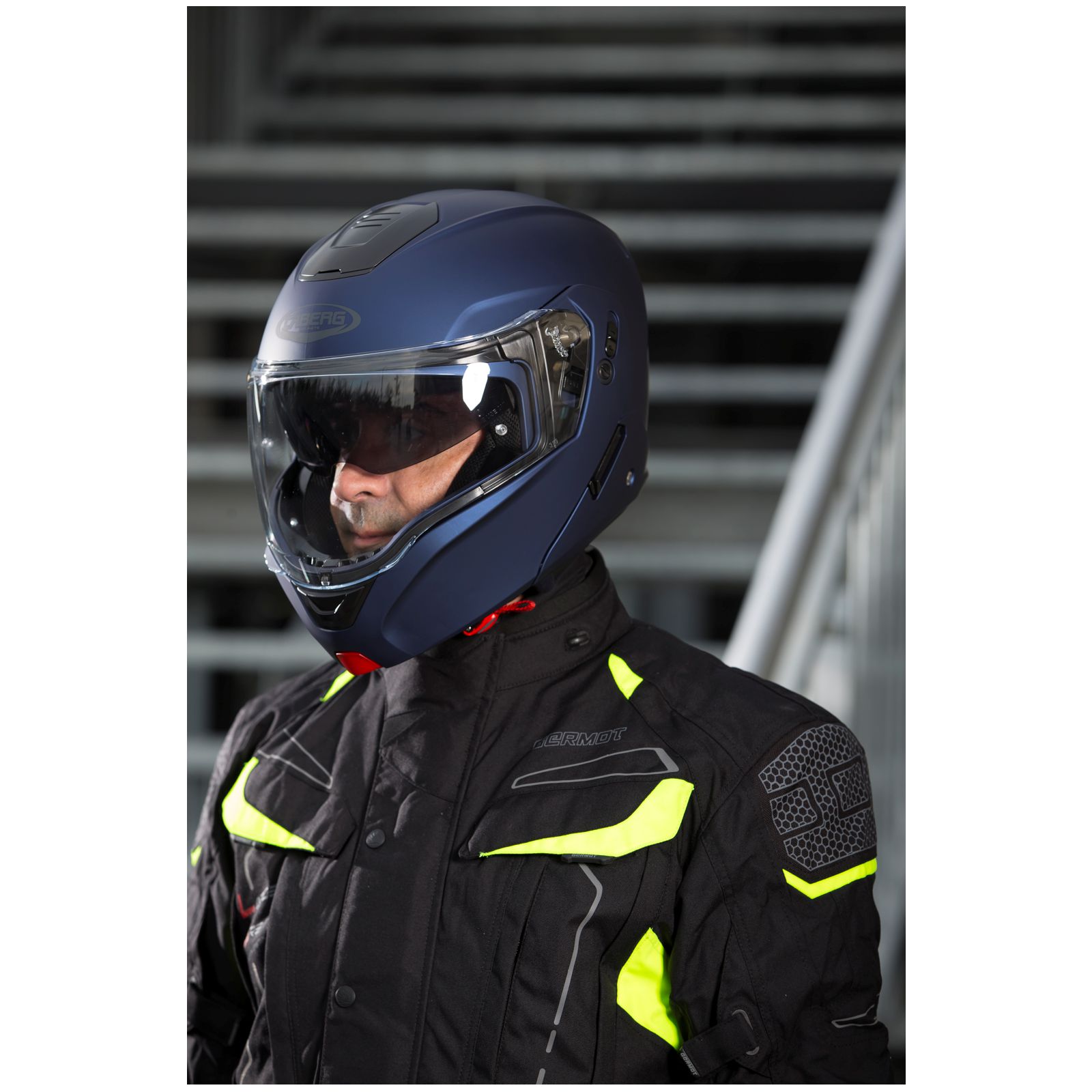 Caberg Helm Horus, matt-blau Yama