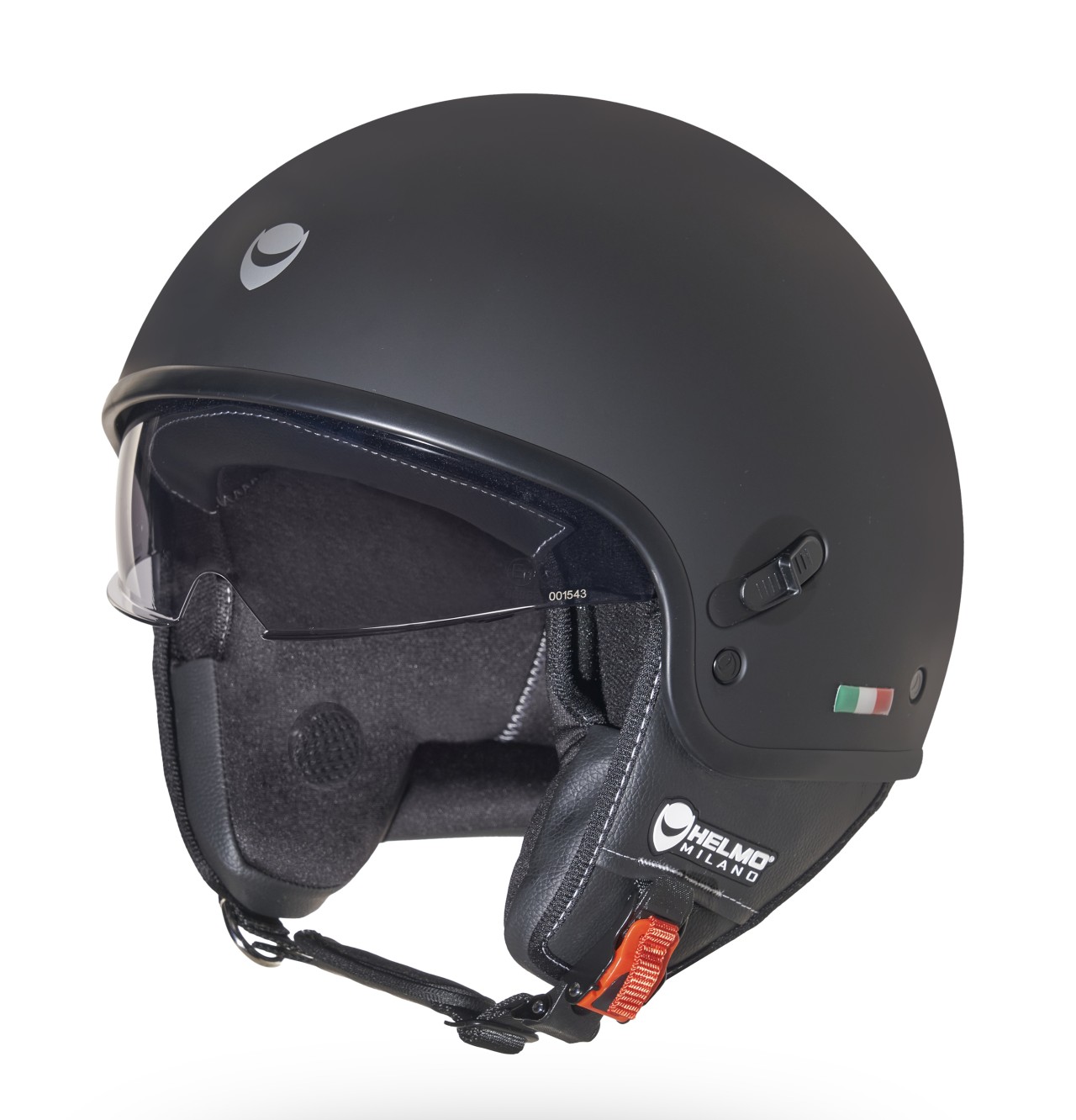 Helmo Milano Demi Jet, Puro Slider, schwarz matt