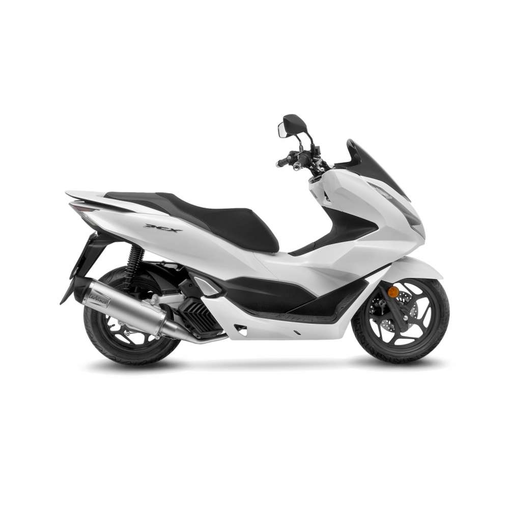 LeoVince Komplettanlage LV One Evo für Honda PCX 125, Edelstahl silber, E-Gutachten