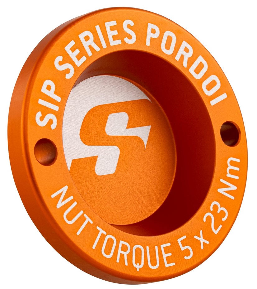 Staubschutzkappe 13" Felge vorne für Vespa GTS/​GTS Super/​GTV/​GT 125-300ccm, orange matt