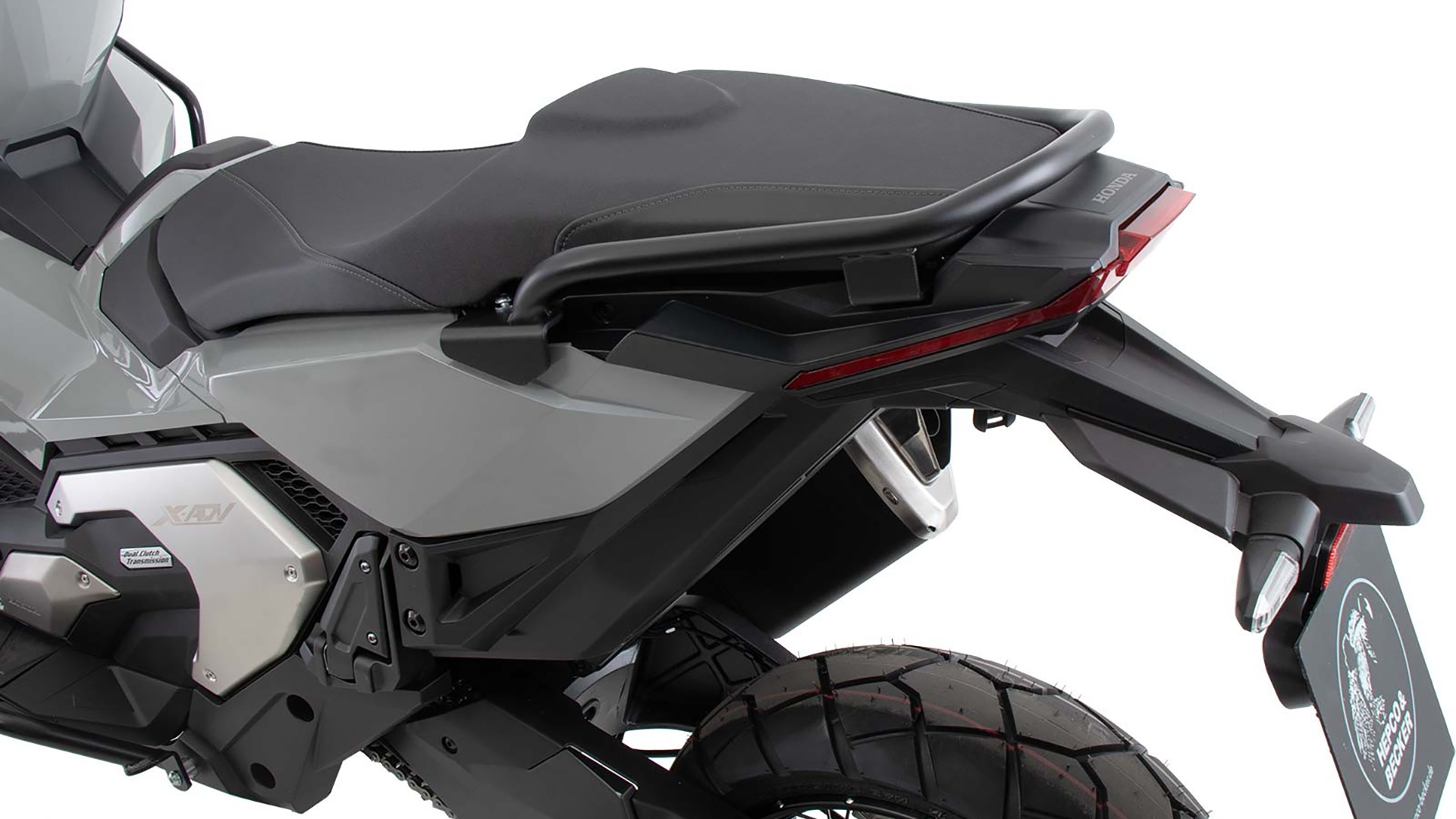 Soziushaltegriff / Reling schwarz für Endtopf für Honda X-ADV 750 (21-24) Hepco & Becker