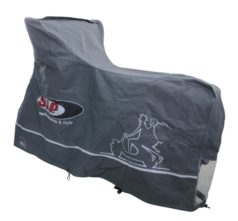 Faltgarage Indoor PREMIUM 2.0 für Vespa GTS/​GTV/GT, Größe XL, grau