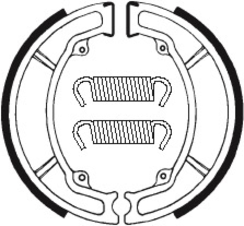 Tecnium Scooter/Street/Off-Road/ATV Organische Bremsbacken - BA034