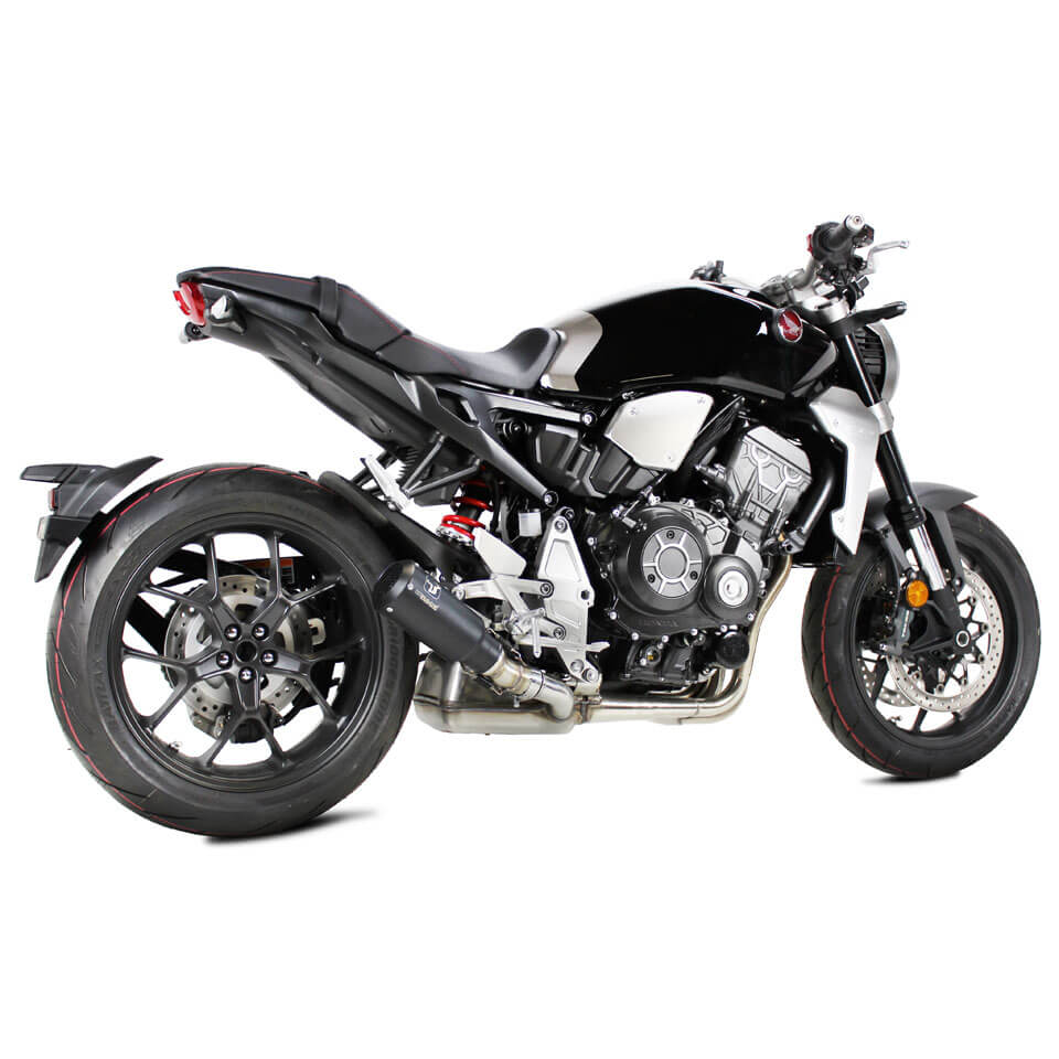 IXRACE MK2 Endtopf Honda CB 1000 RA Neo Sports Cafe, Edelstahl schwarz, E-geprüft, Euro4+5
