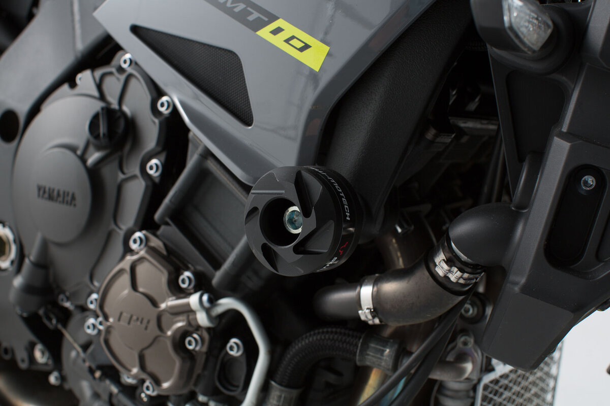 SW-Motech Sturzpad-Kit schwarz für Yamaha MT-10 / SP