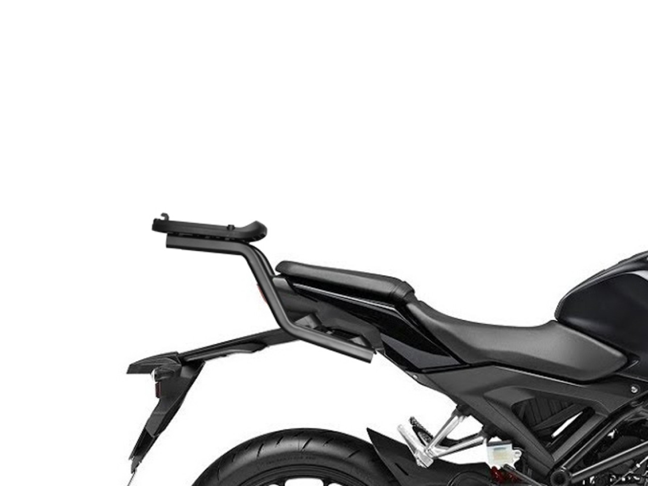 Shad Top Case Träger schwarz lackiert für CB 125 R Neo Sport Cafe (18-23) / CB 300 R Neo Sport Cafe